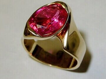 Beautiful Red Tourmaline Gem - Portland, OR - Goldmark Jewelers