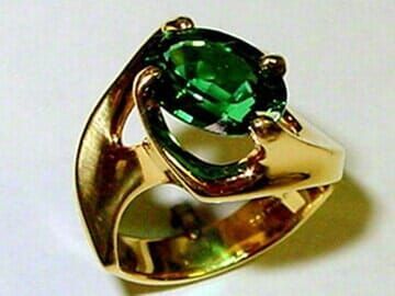 Beautiful Green Tourmaline Gem - Portland, OR - Goldmark Jewelers