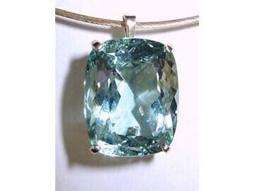 Light Blue Pendant Diamond - Portland, OR - Goldmark Jewelers