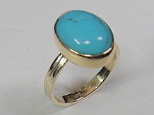 Plain Turquoise Gem - Portland, OR - Goldmark Jewelers