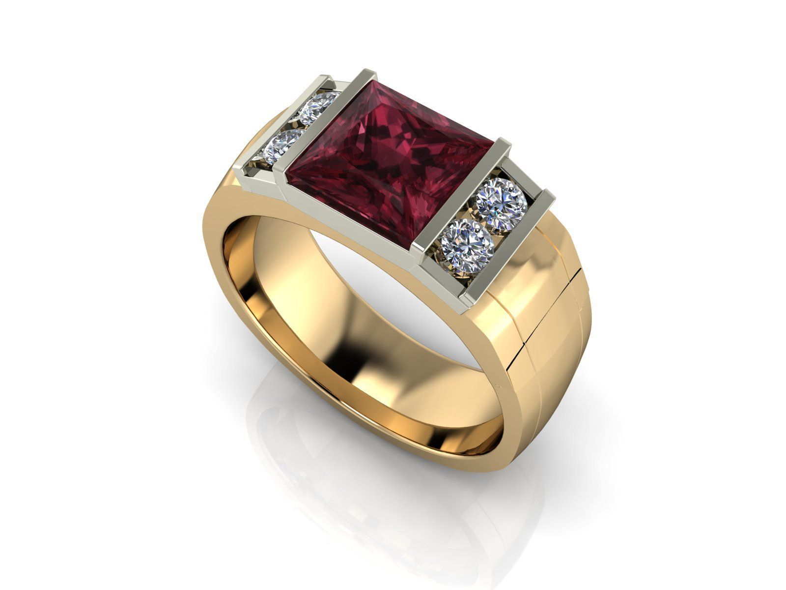 Four Diamonds Ring - Portland, OR - Goldmark Jewelers