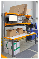 Smart packing at a warehouse packing station