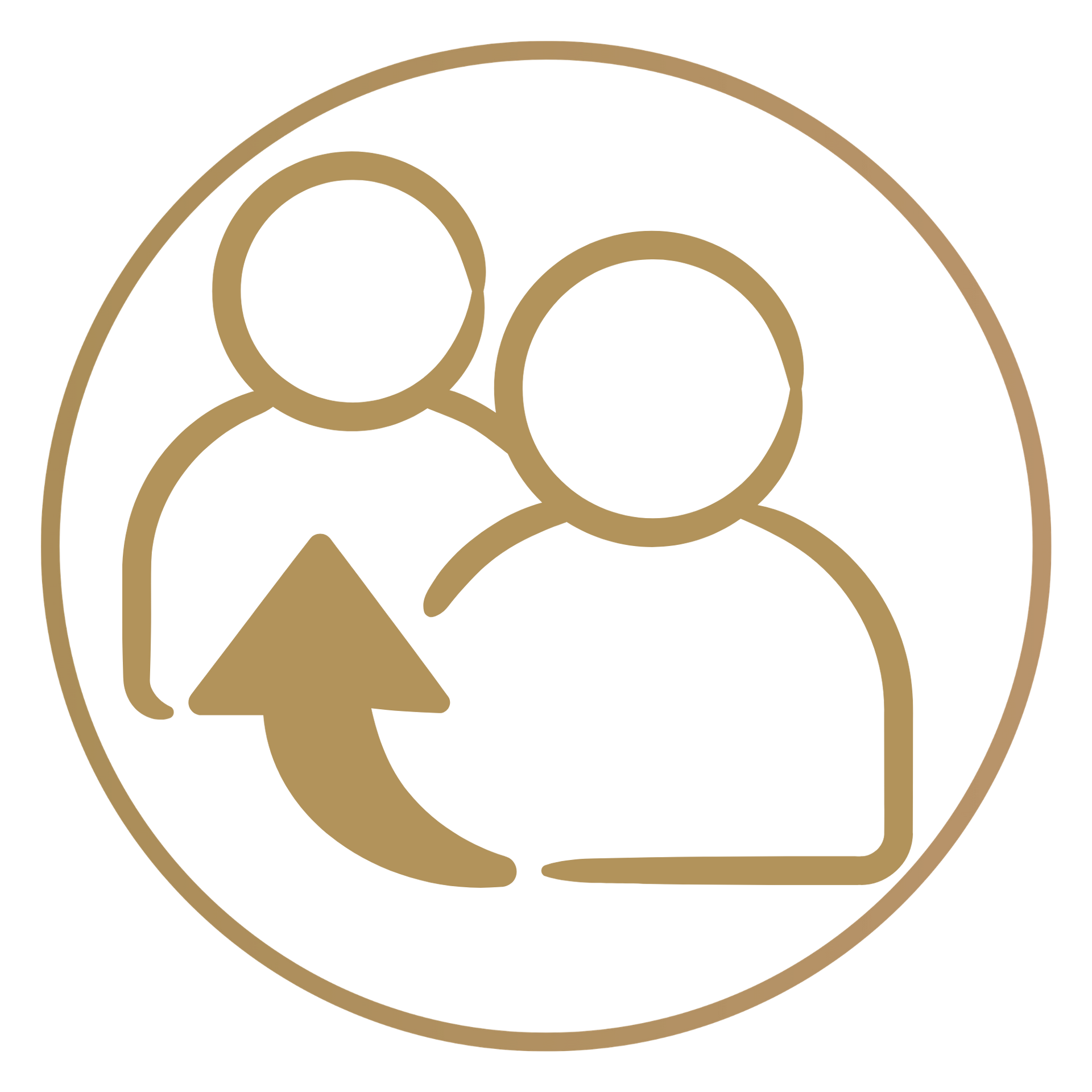 A tan-colored calendar icon with two tabs at the top and a grid of small dots representing dates.