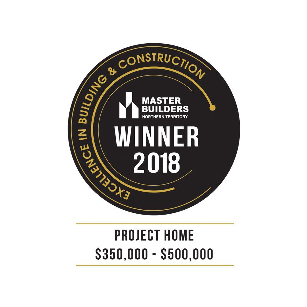 A master builders logo that says project home winner 2018