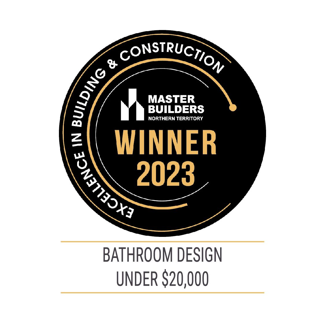 A master builders bathroom design award winner for 2023