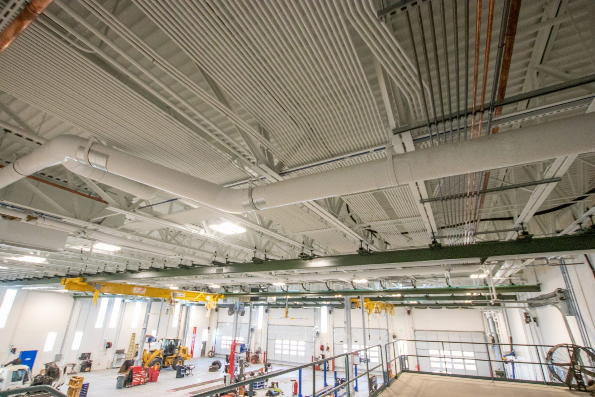 Mechanics Bay Ceiling Conduit