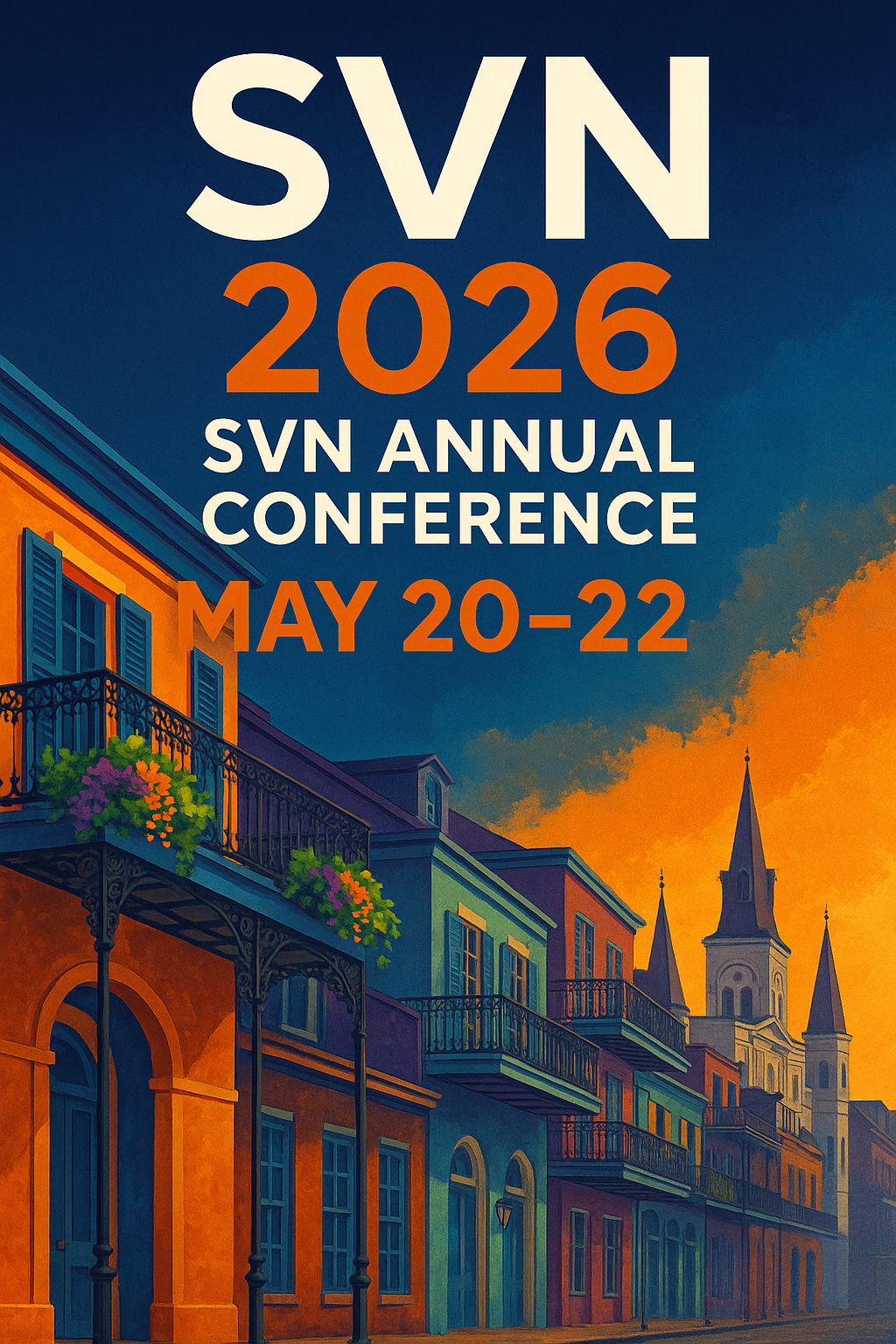 A poster for the annual conference in 2026