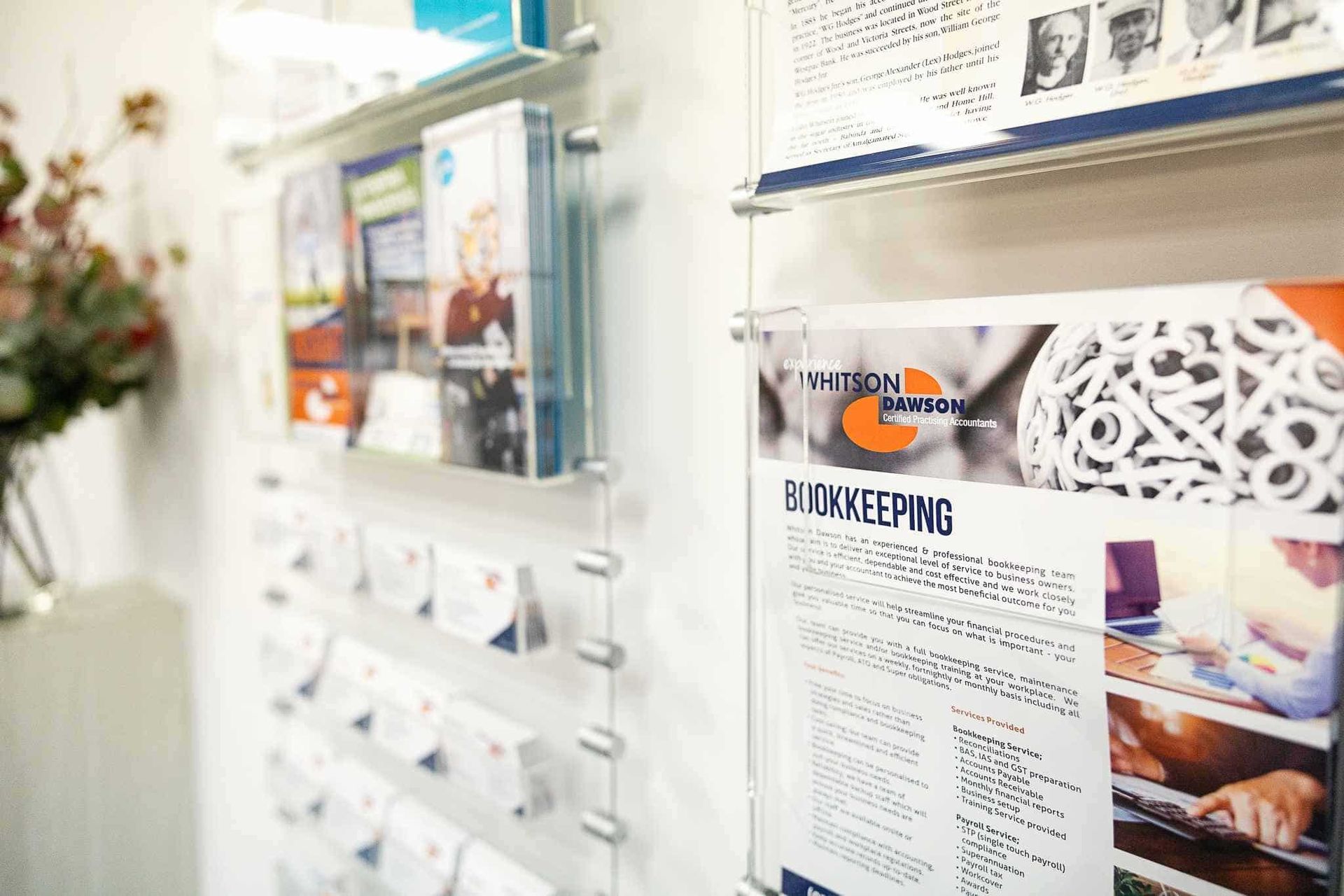 Wall Rack With Whitson Dawson Magazine