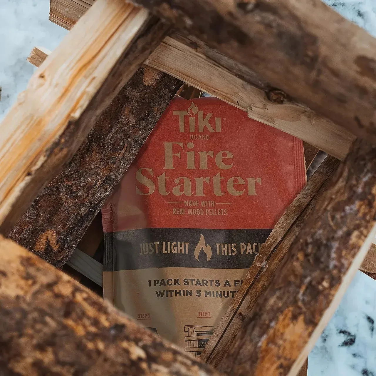 Firewood with Firestarter