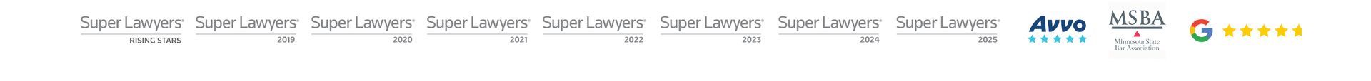 Super Lawyers awards