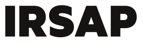 IRSAP, testo nero su sfondo bianco.