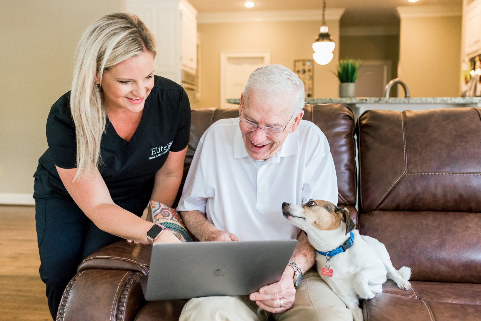 Elite Home Care caregiver supporting a client in Rock Hill, SC