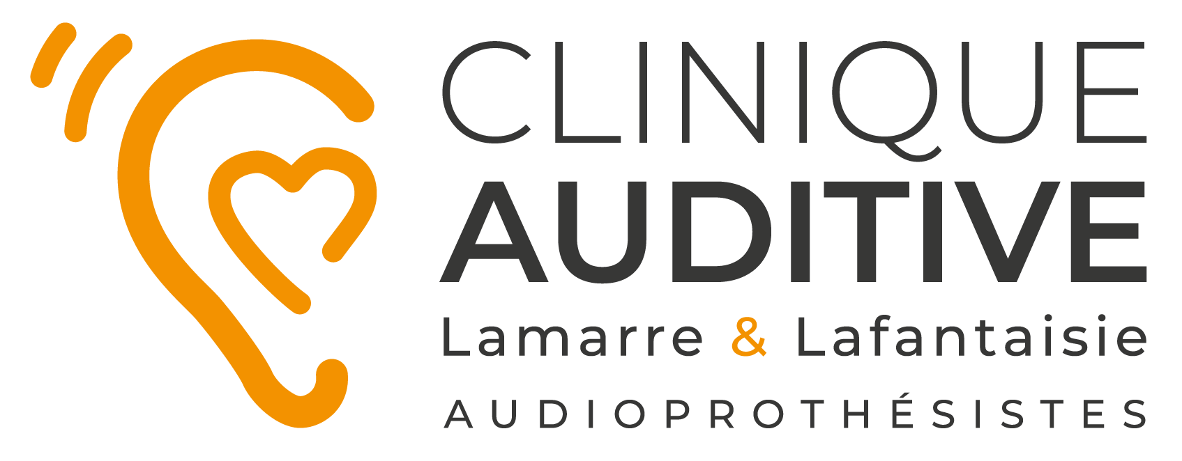logo d'entreprise de la clinique auditive Lamarre & Lafantaisie audioprothésistes