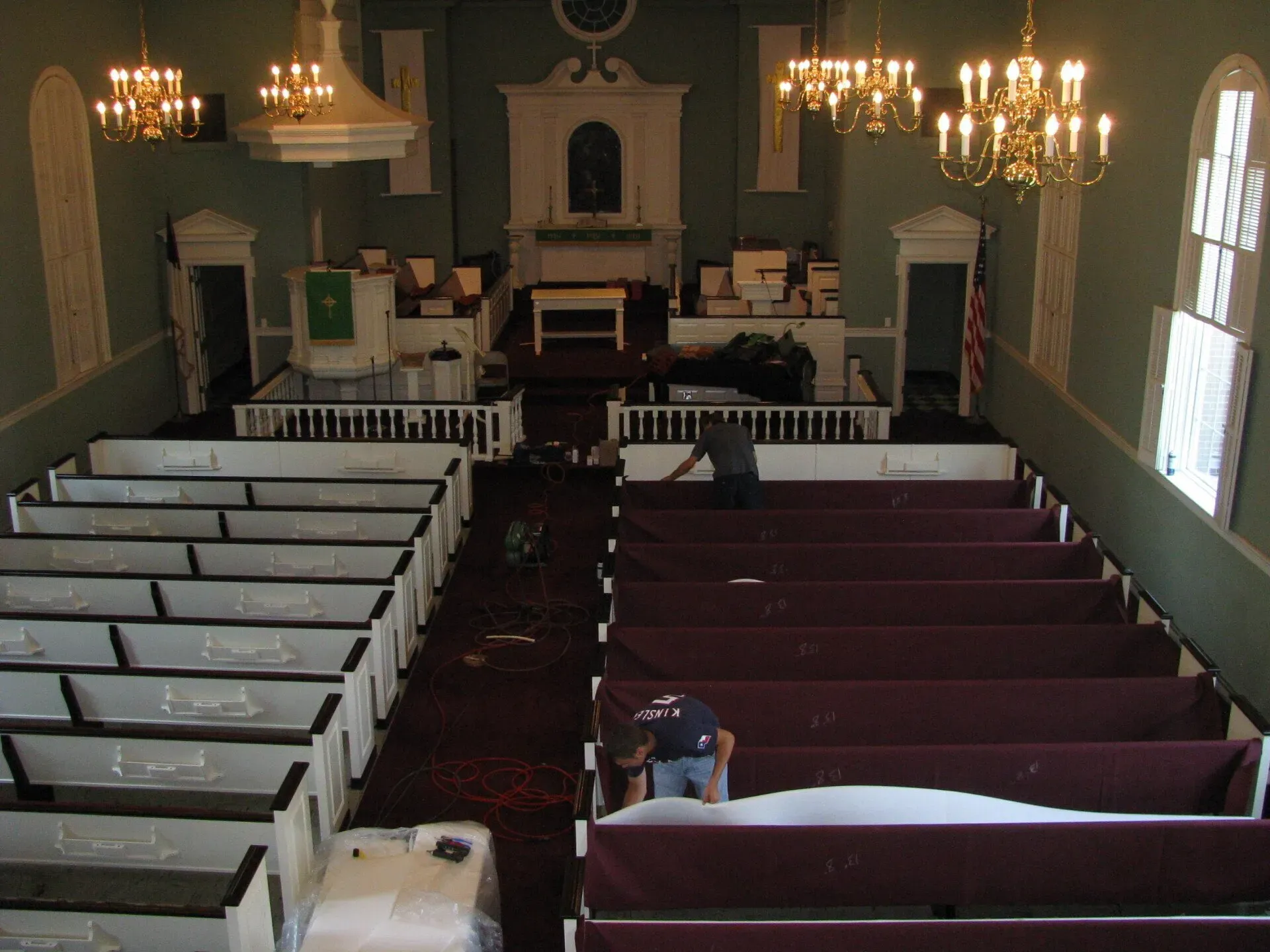Church Under Construction — Hopkinsville, KY — Workman Church And Commercial Seating