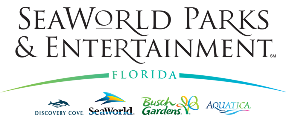 The logo for seaworld parks and entertainment in florida