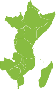 east africa outline
