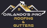 Logo: Golden roof outline with silver trim, figure working on the roof, text 