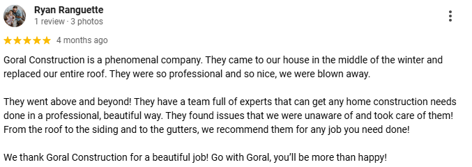 Customer review