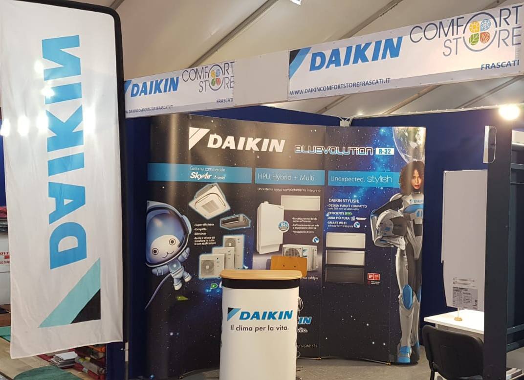 interno punto vendita daikin comfort store
