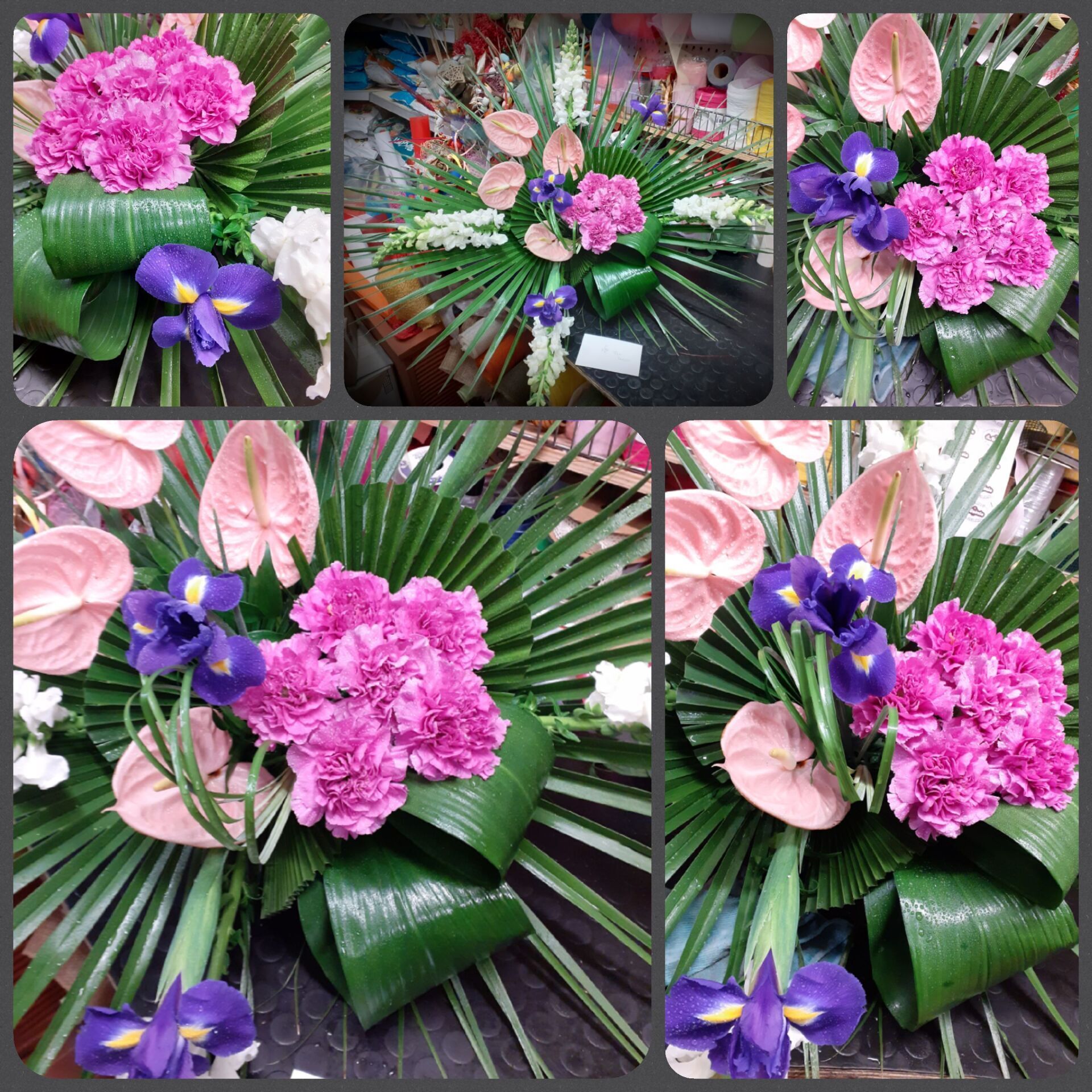 decorazioni floreali per cerimonia funebre