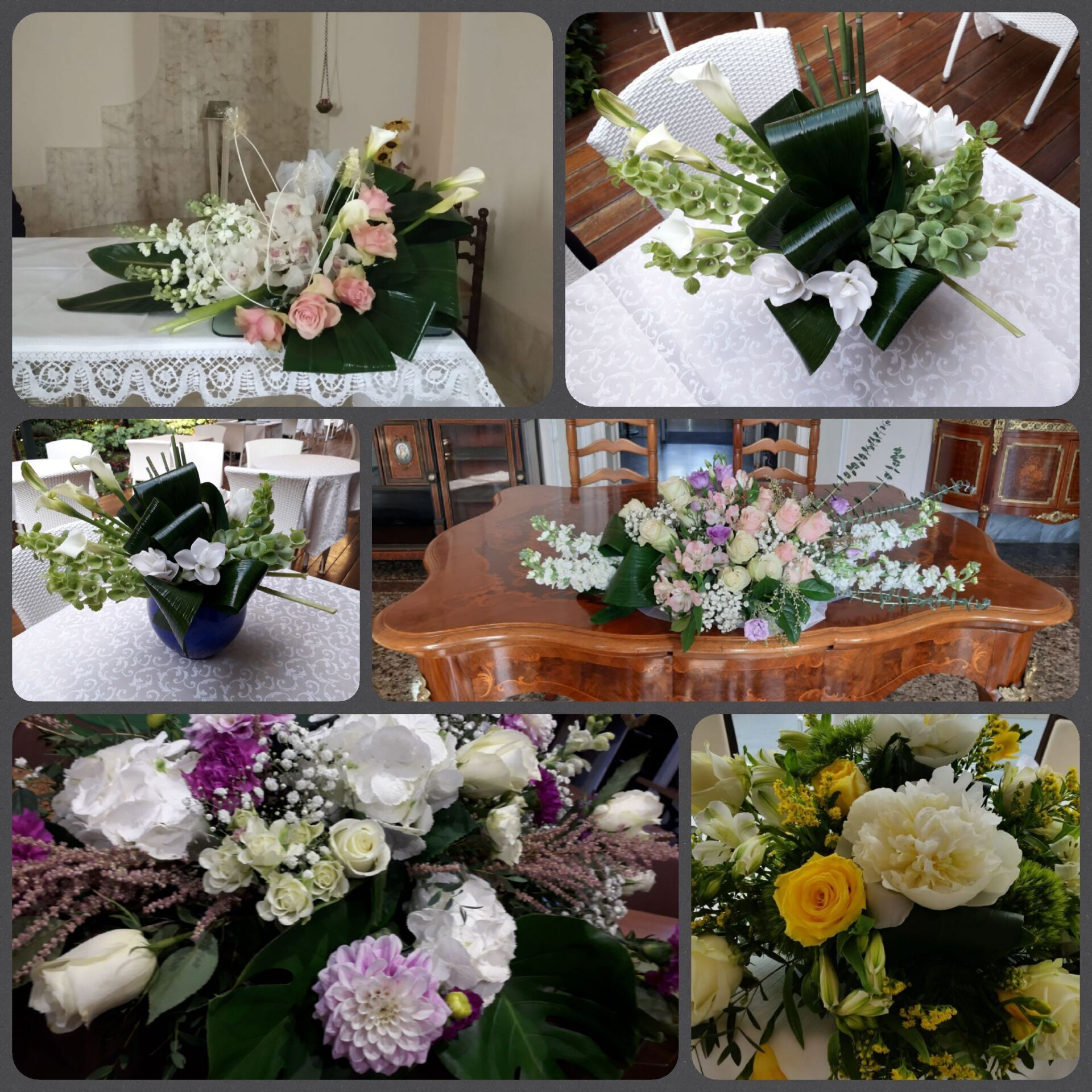 decorazioni floreali per matrimonio rapallo