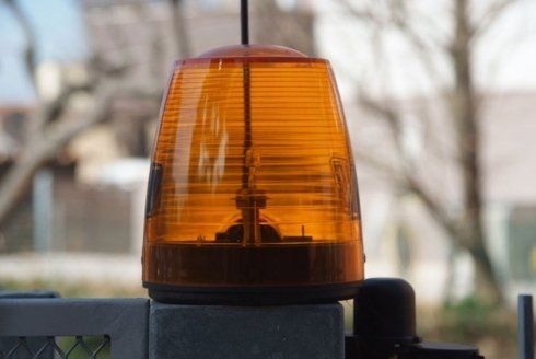 lampeggiante per cancello scorrevole