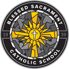 The logo for the blessed sacrament catholic school