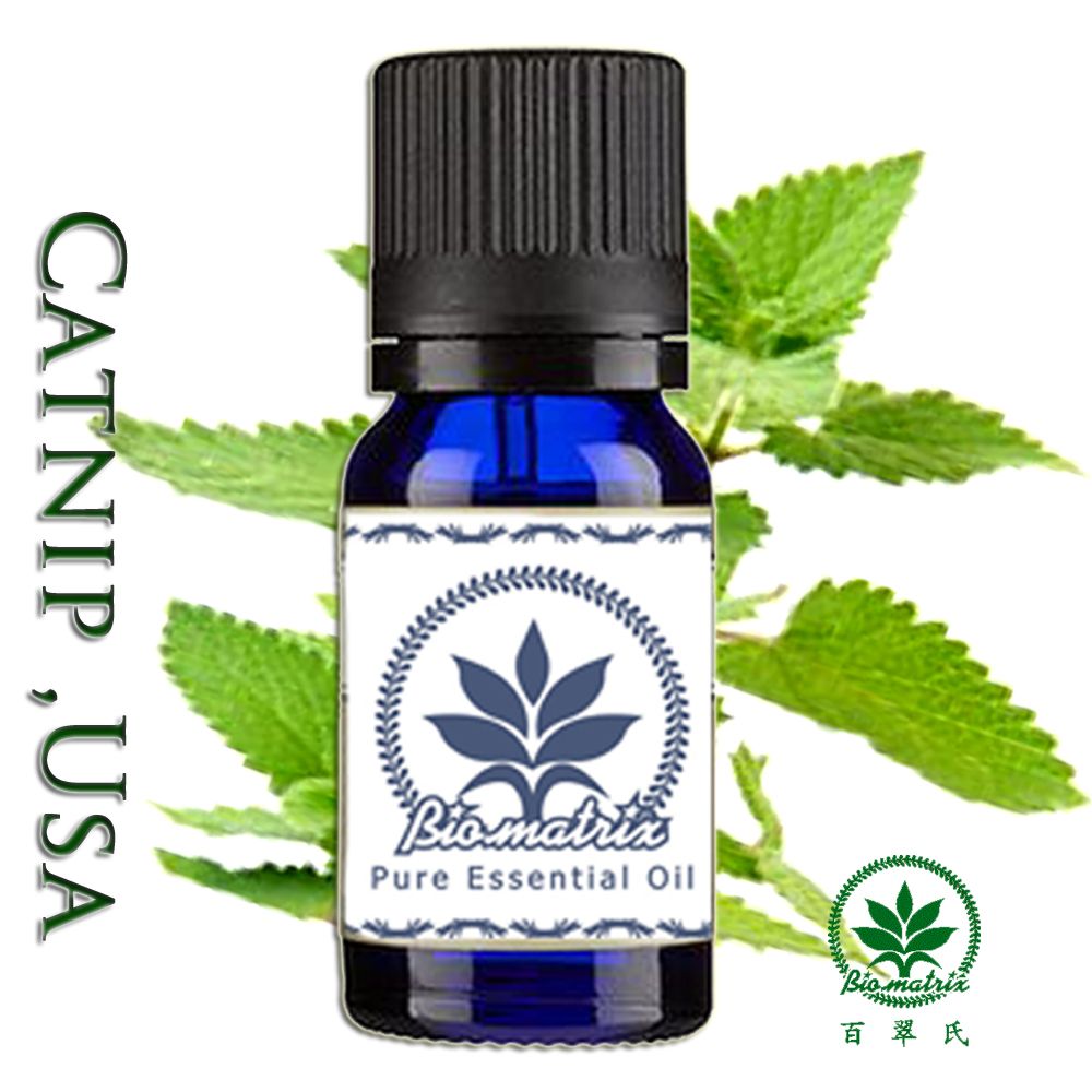 百翠氏北美荊芥精油-貓薄荷精油 Catnip oil,Usa 純精油擴香spa芳療按摩薰香手工皂蠟燭唇膏調香水10ml