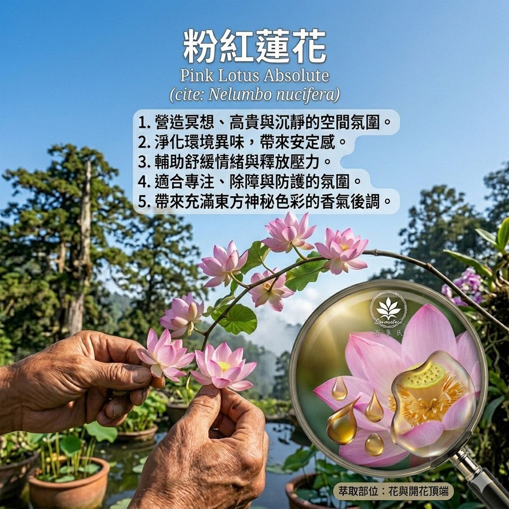 粉紅蓮花絕對3%5ml豪宅空間擴香、辦公室嗅覺調理、環境香氛
