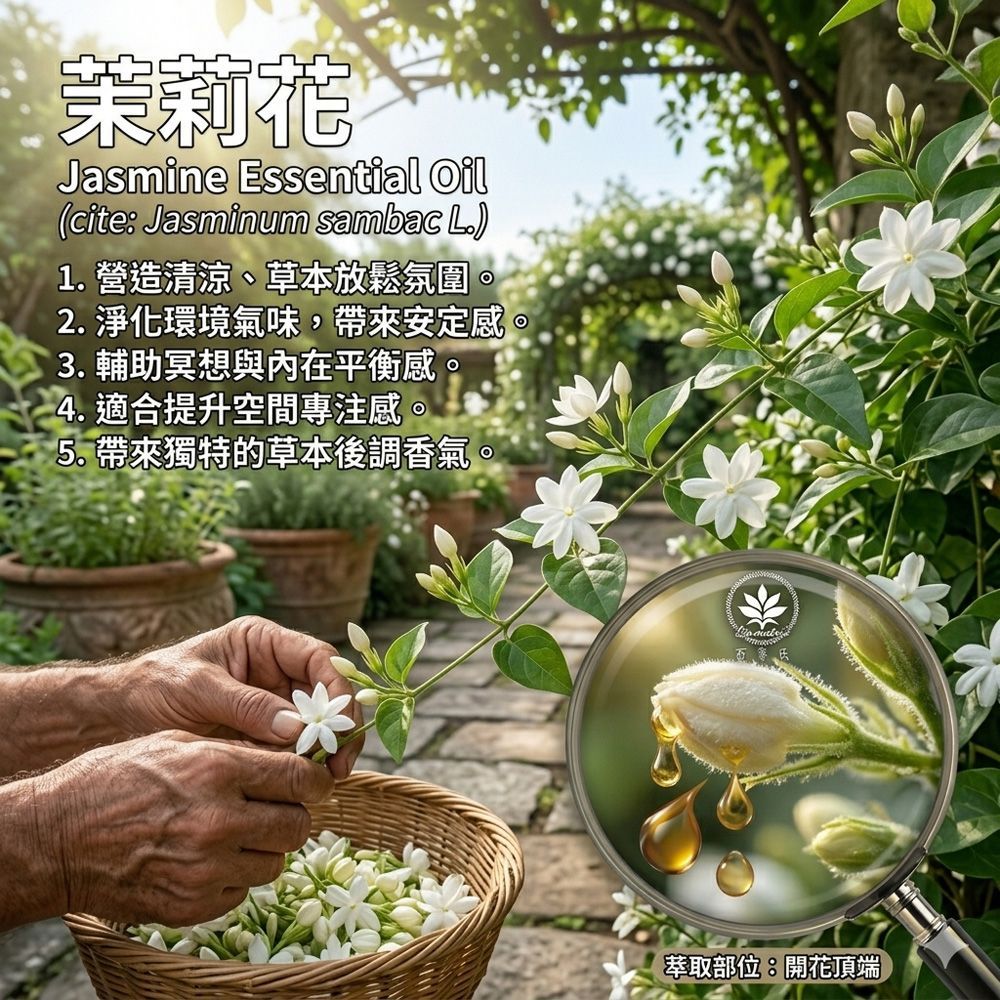 茉莉水溶性精油-30ml水氧機專用