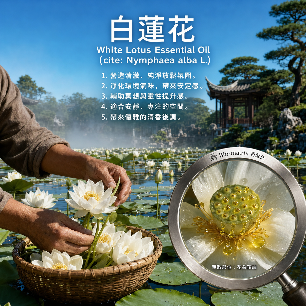 白蓮花絕對精油3%5ml