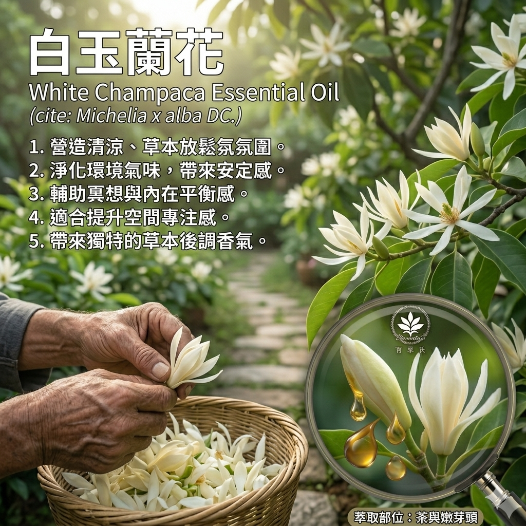 玉蘭花精油30ml室內薰香、水氧機專用