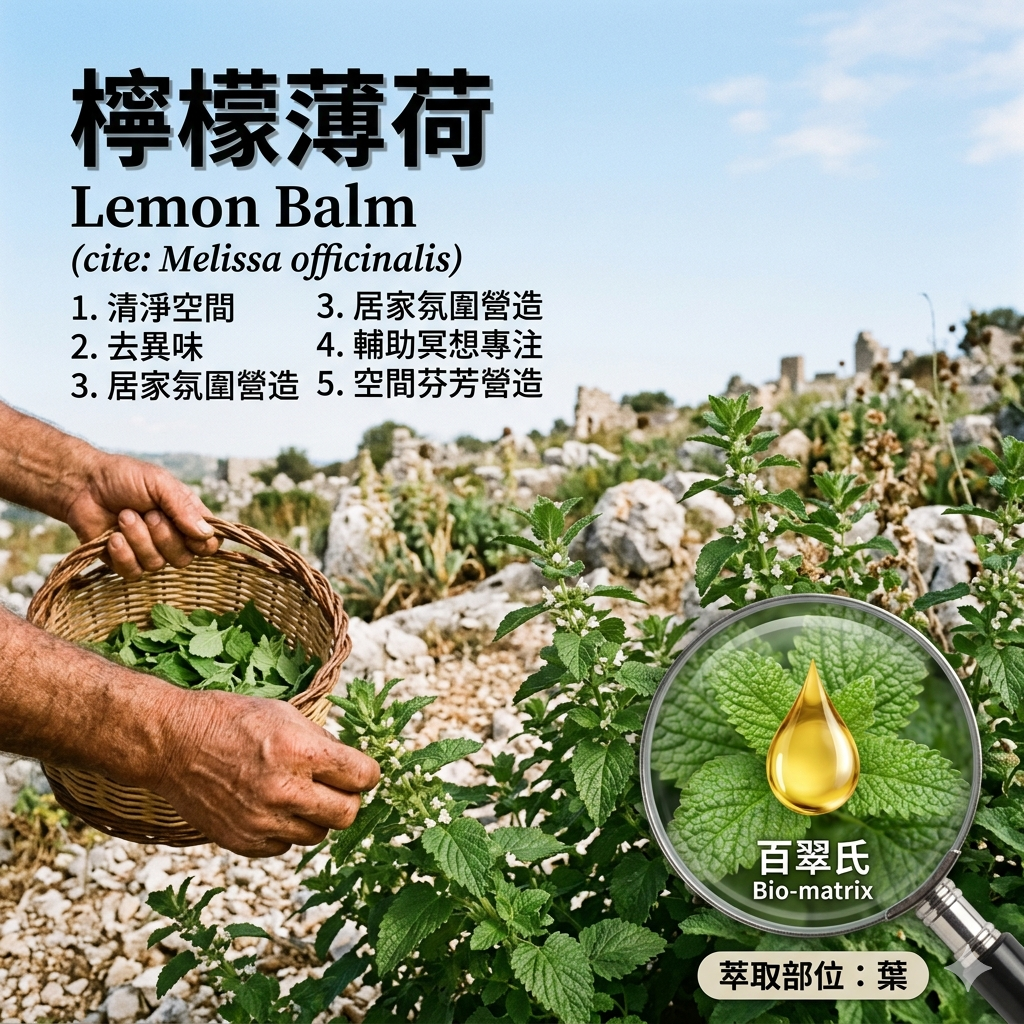 檸檬薄荷純精油10ml環境擴香、空間調理使用