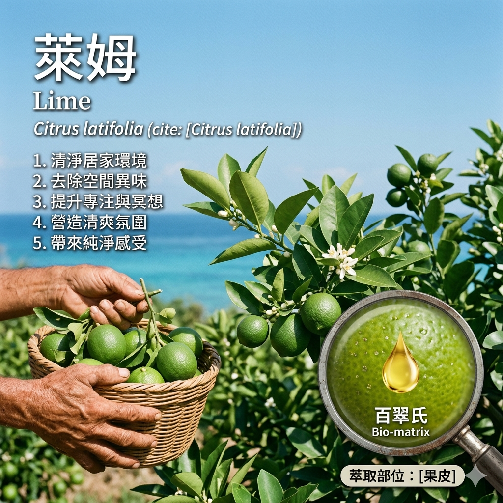 萊姆Lime 純精油10ml環境擴香、空間調理使用