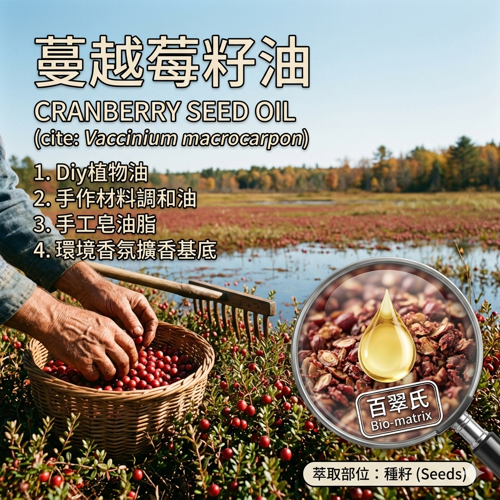 蔓越莓籽油30ml「手作材料調和油」、「手工皂基礎油脂」、「環境香氛擴香基底油」