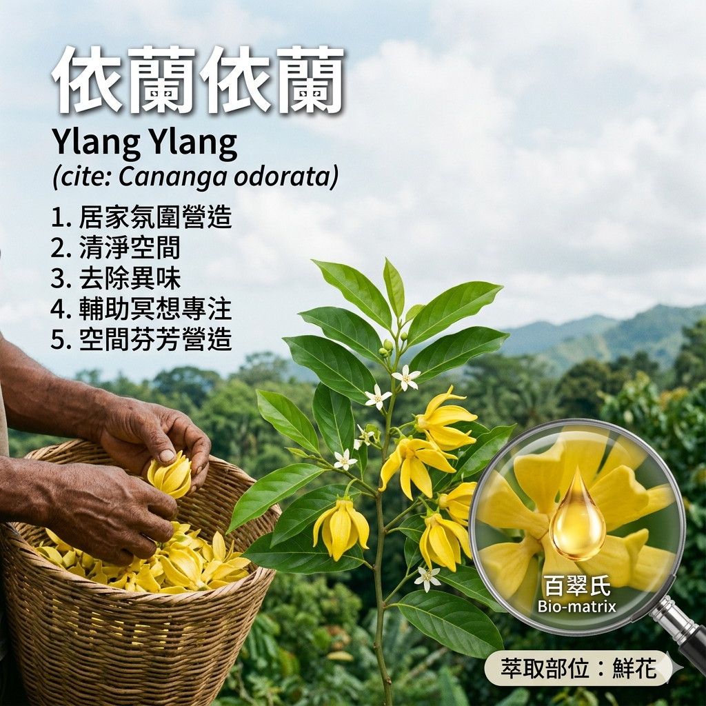 依蘭依蘭(Extra)Ylang Ylang純精油10ml環境擴香、空間調理使用