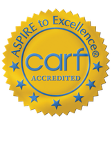 CARF accreditation seal