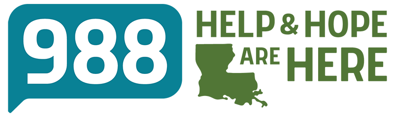 Louisiana 988 logo