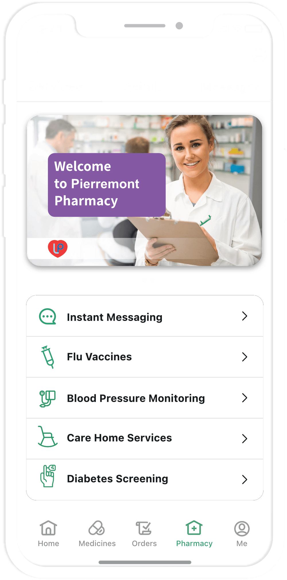 Pierremont Pharmacy App