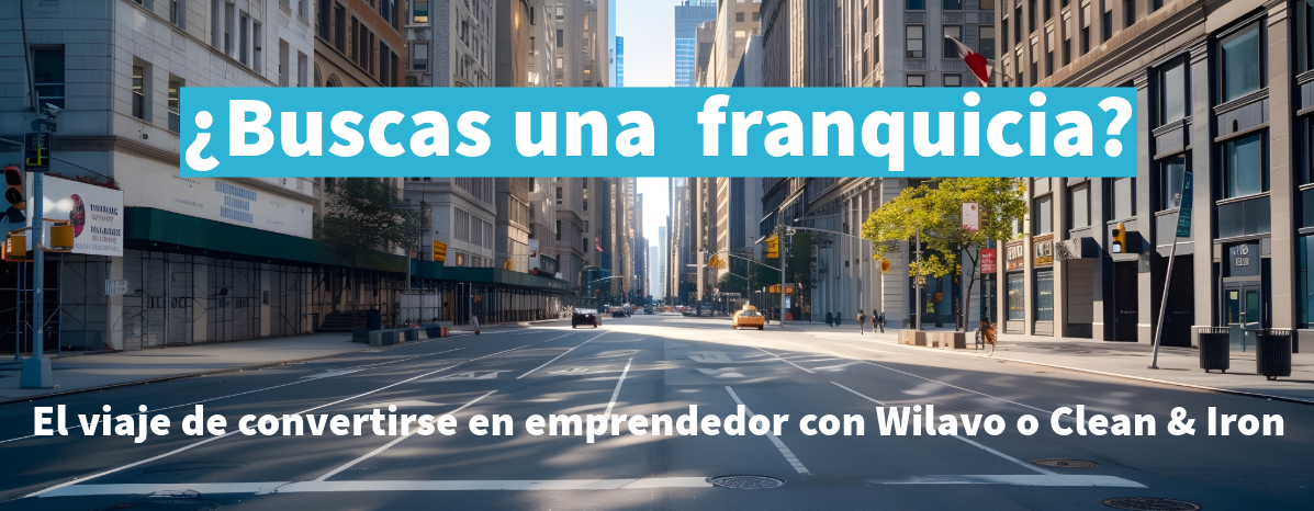 Si buscas una franquicia en Wilavo o Clean & Iron encontraras seriedad y transparéncia. Calle de nueva york sin circulación