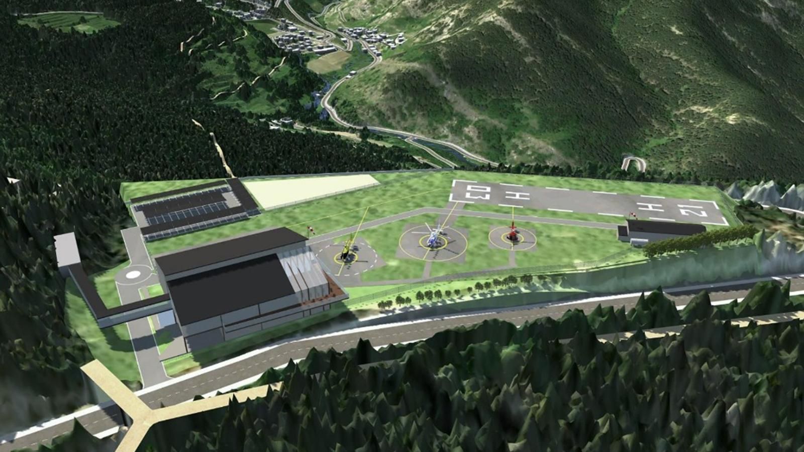 Proyecto del Helipuerto de Andorra