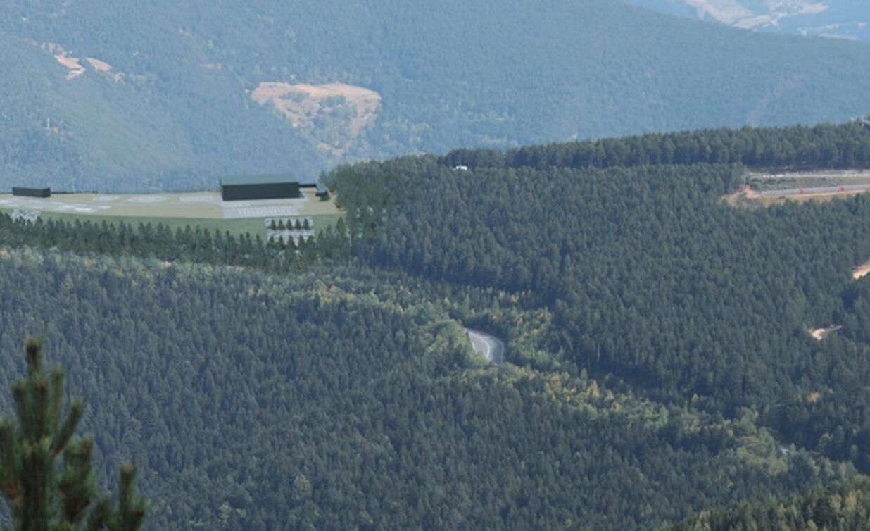 Nuevo helipuerto de Andorra