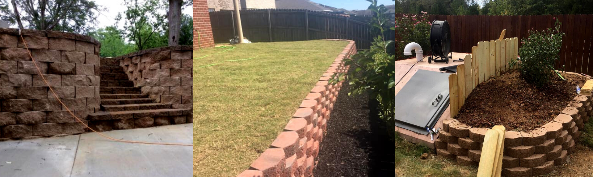 hardscaping collage