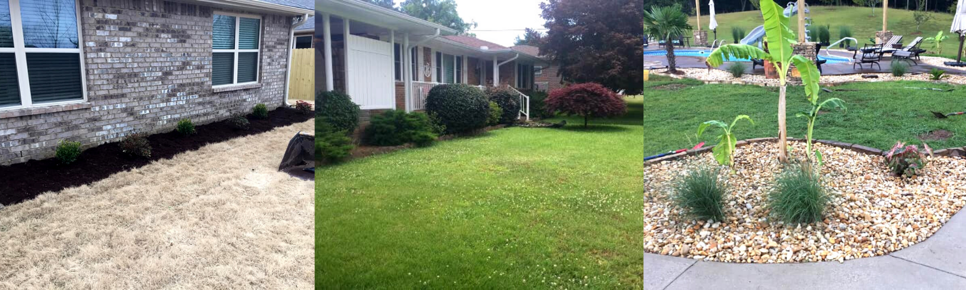 landscaping collage
