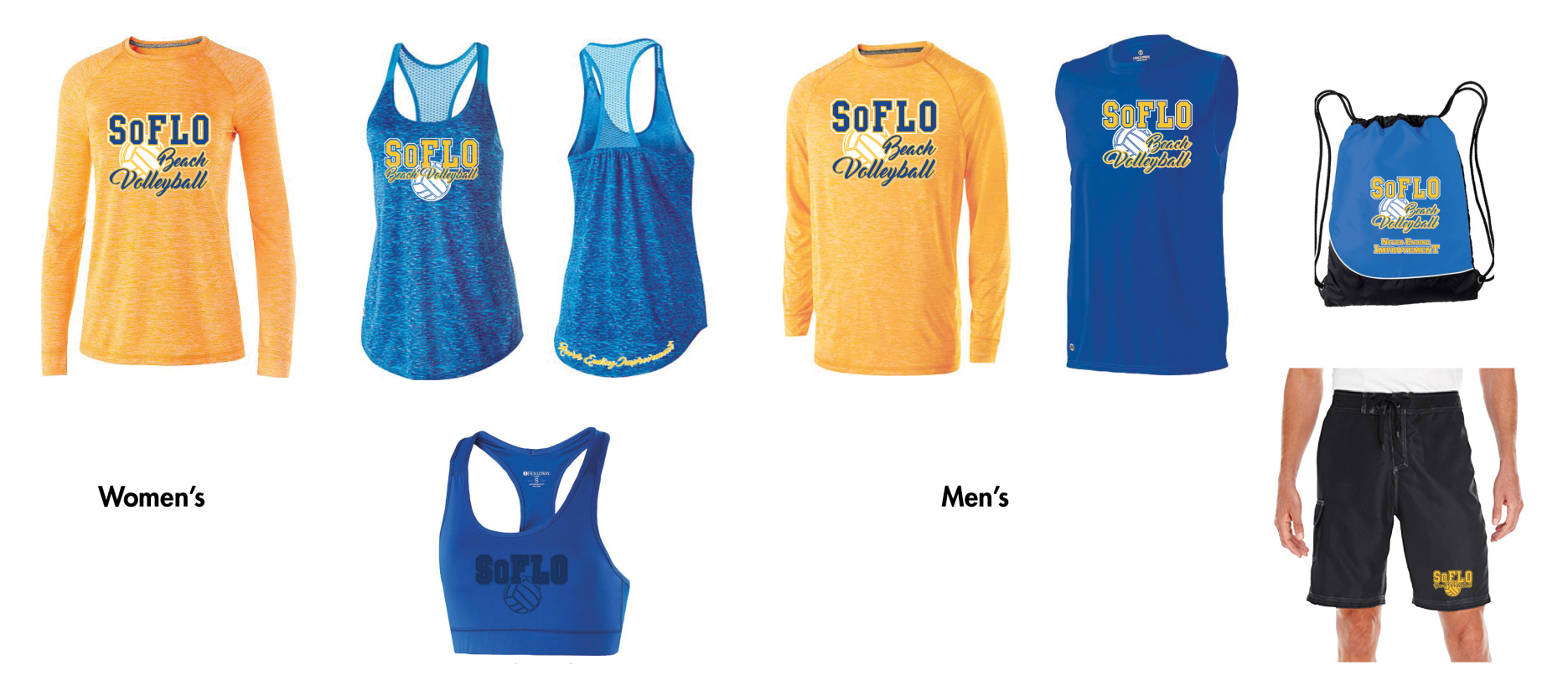 A picture of a bunch of uniforms including shirts and shorts