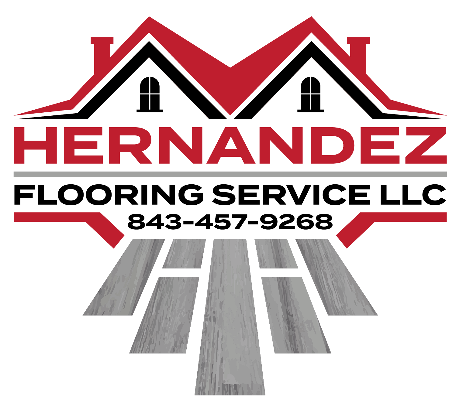 A logo for hernandez flooring service llc