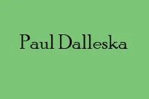 Paul Dalleska, black text on a light green background.