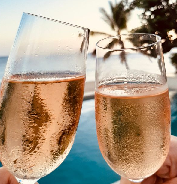 Sirena Bay Estate welcomes you with bubbles and tapas Welcome gift at Princess Sirena Bay Estate with Champagne and Tapas at the pool
