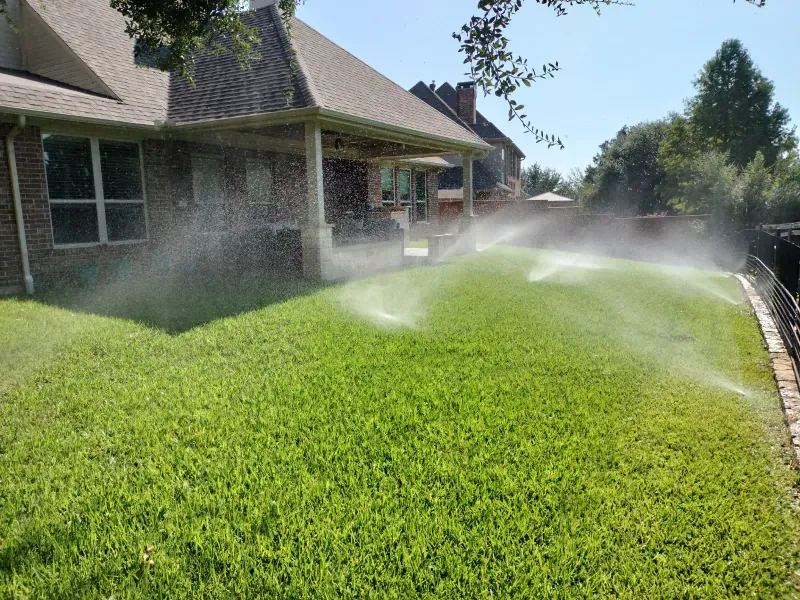 For sprinkler system installation in Garland, TX - call Better Earth Solutions