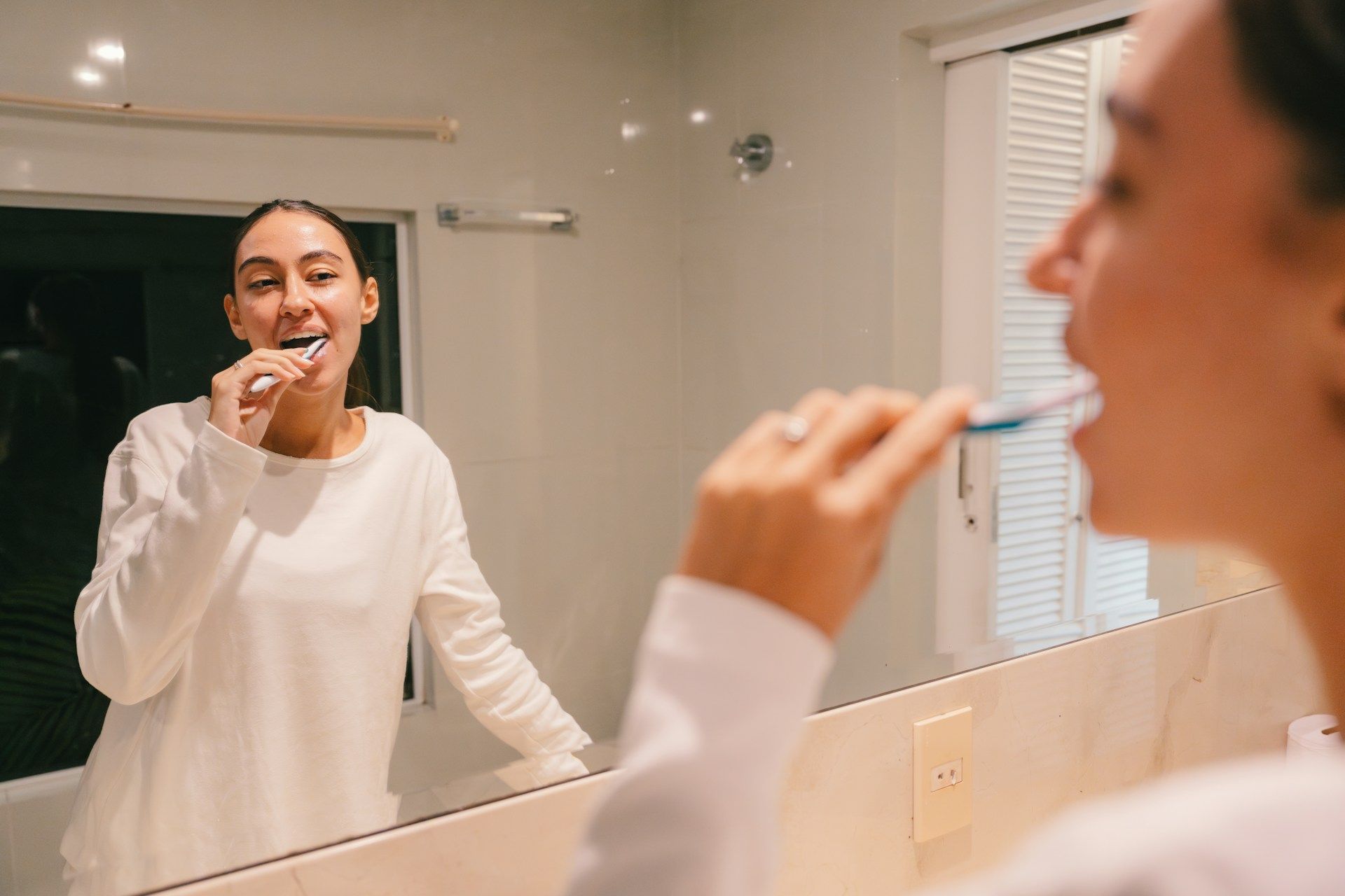 soft-bristled toothbrush